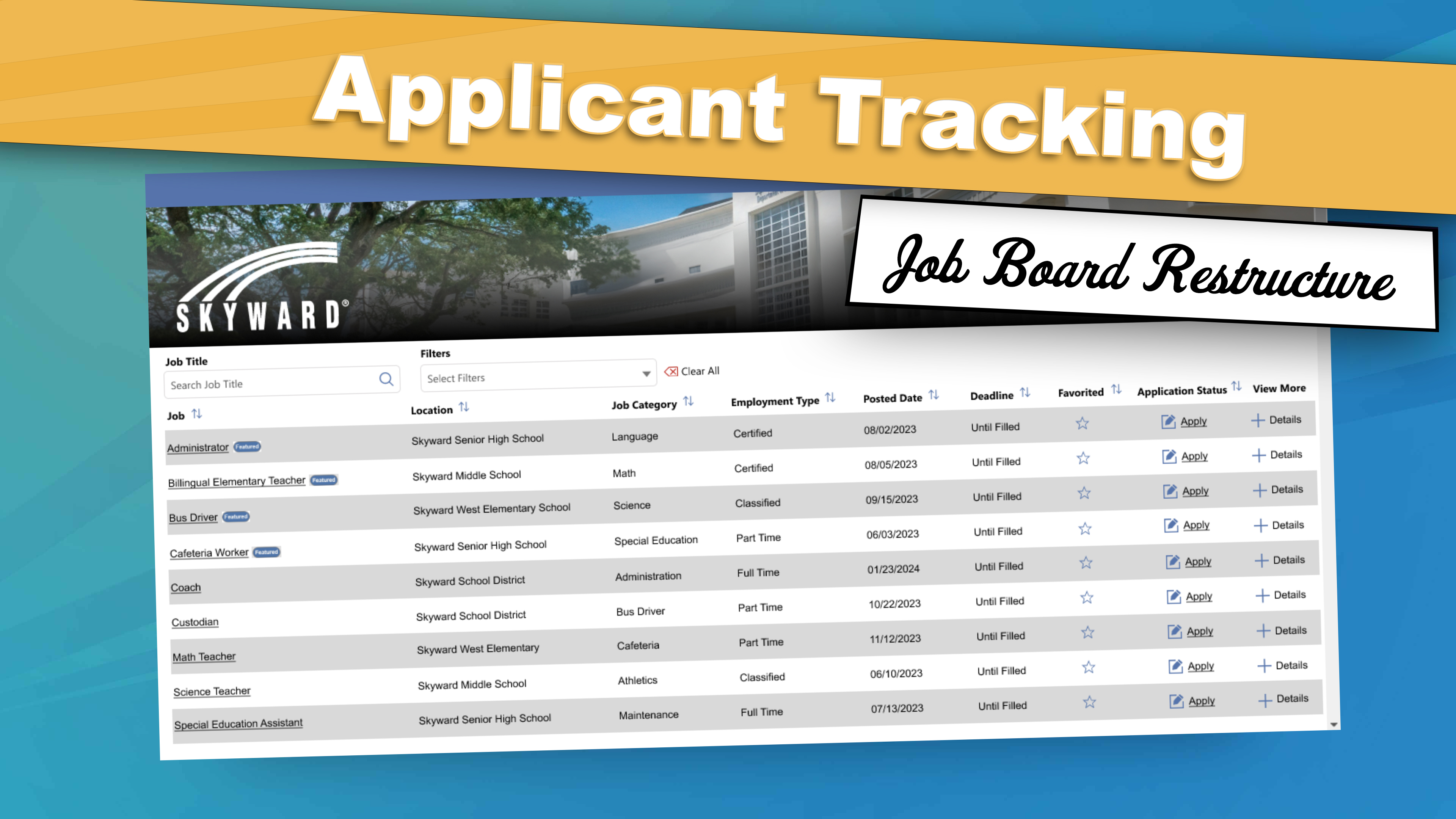 Qmlativ Spotlight: Applicant Tracking Job Board Restructure (Desktop Version)