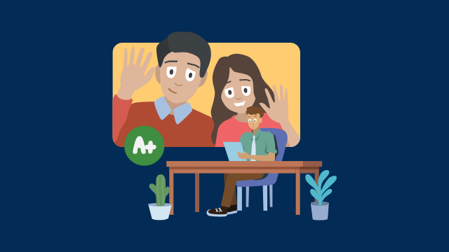 Engage families with paperless report cards
