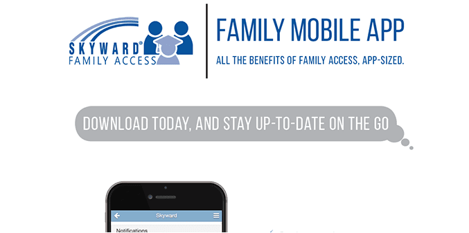 Family Access Mobile App Poster